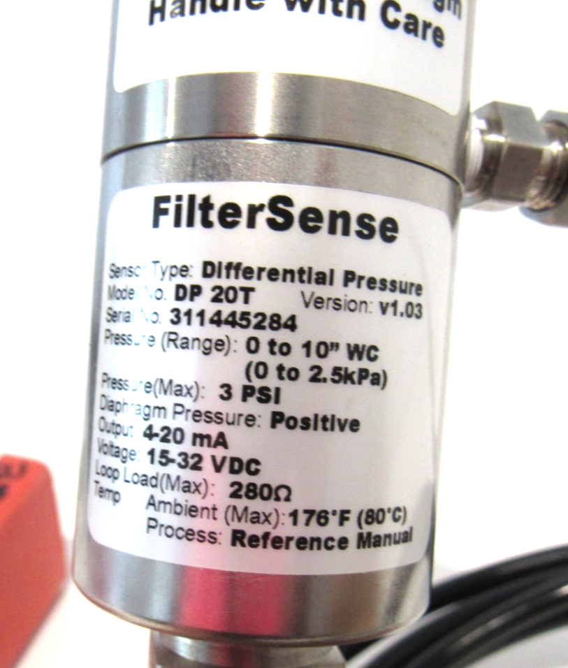 NEW FILTERSENSE DP 20T DIFFERENTIAL PRESSURE SENSOR DP20T - Image 4