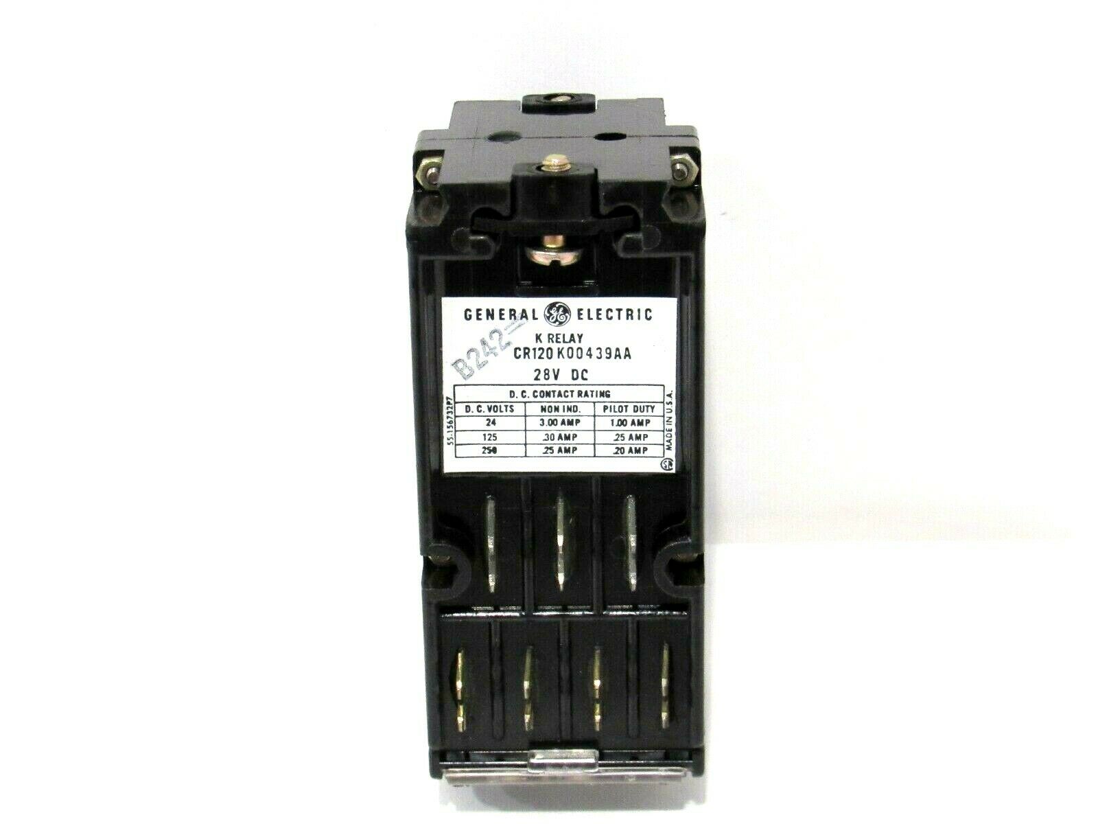 NEW GENERAL ELECTRIC CR120K00439AA RELAY - Image 3