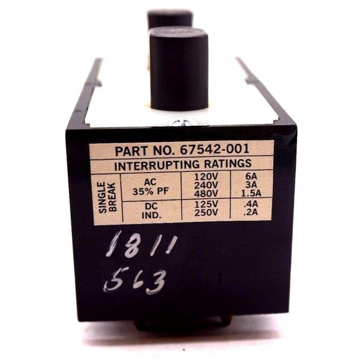 NEW HUBBELL 67542-001 PUSHBUTTON INSERT MS5 67542001 - Image 4