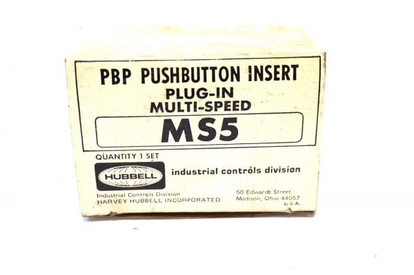 NEW HUBBELL 67542-001 PUSHBUTTON INSERT MS5 67542001