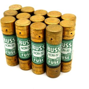 NEW LOT OF 14 BUSSMANN NON-30 FUSE CLASS K5 250V NON30