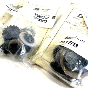 NEW LOT OF 6 SCOTT 805622-01 ADAPTER HALF MASK RESPIRATOR 80562201