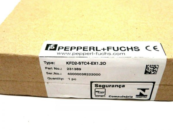 NEW PEPPERL & FUCHS KFD2-STC4-EX1.2O K-SYSTEM ANALOG (231389) KFD2STC4EX12O - Image 5