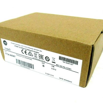 NEW SEALED ALLEN BRADLEY 1734-AENT ETHERNET NETWORK ADAPTER SER B 1734AENT