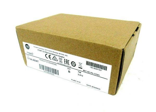 NEW SEALED ALLEN BRADLEY 1734-AENT ETHERNET NETWORK ADAPTER SER B 1734AENT