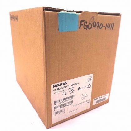 NEW SIEMENS 6SE9217-3DB40 MICROMASTER DRIVE MM300/3 VERSION D02 6SE92173DB40