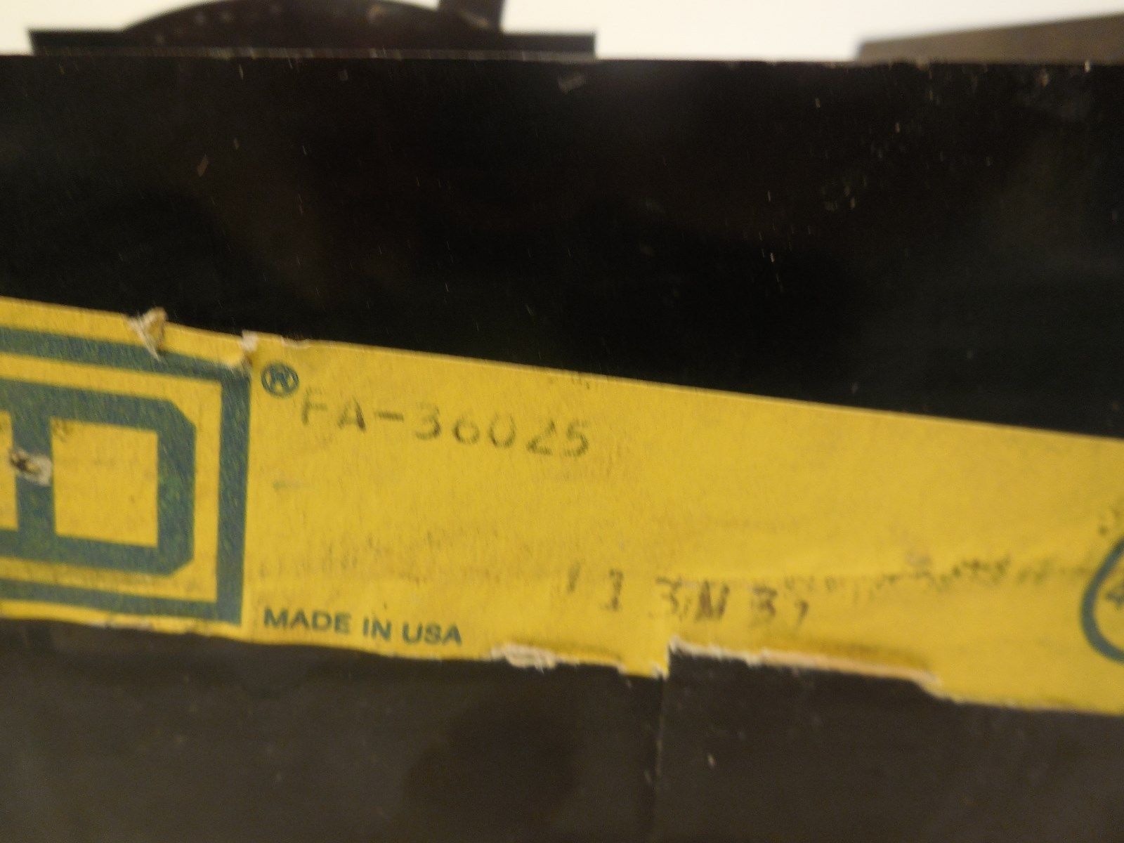 USED SQUARE D FA-36025 CIRCUIT BREAKER FA36025 - Image 3