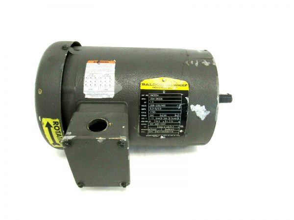 USED BALDOR VM3554 MOTOR 1.5HP 208-230/460V 1725 RPM 35A13W206 - Image 3