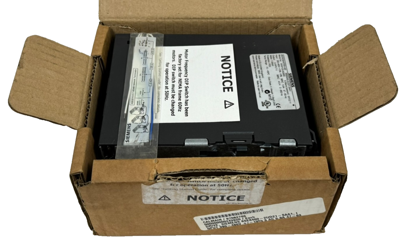 USED SIEMENS 6SE6440-2UD21-5AA1 MICROMASTER 440 DRIVE - Image 3