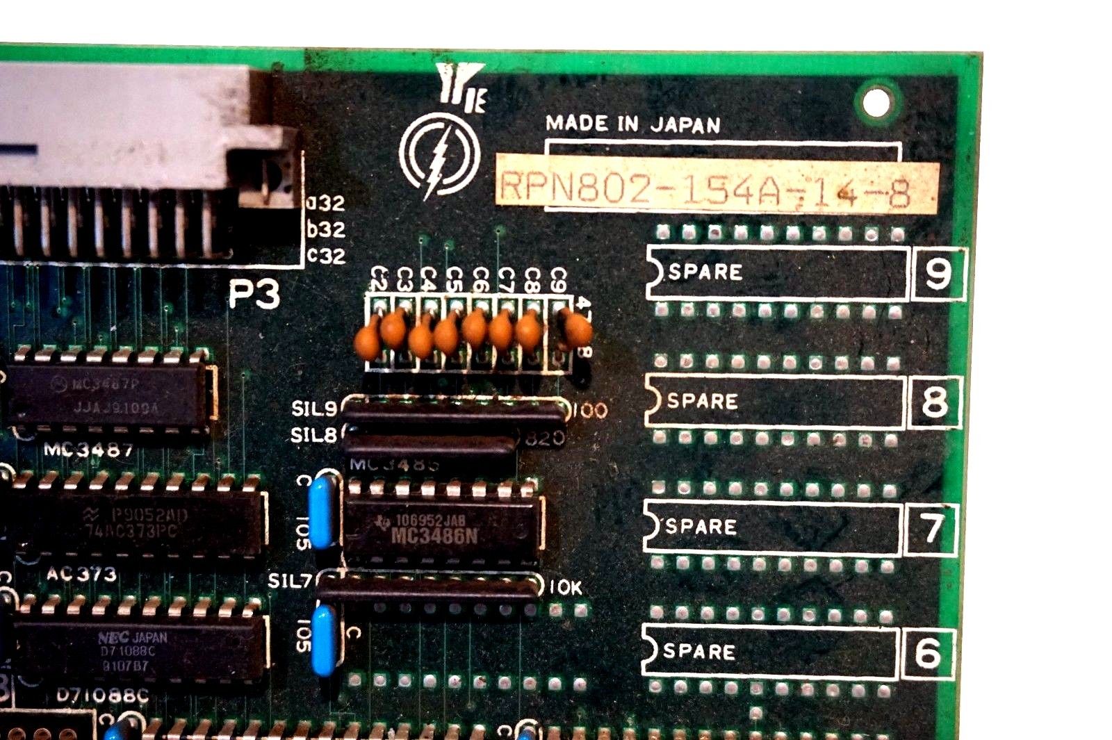 USED YASKAWA JANCD-CPII PC BOARD DF8203078-BO REV.D I JANCDCPII - Image 5