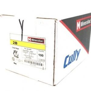 100 NEW MINERALLAC 2B CONDUIT HANGERS