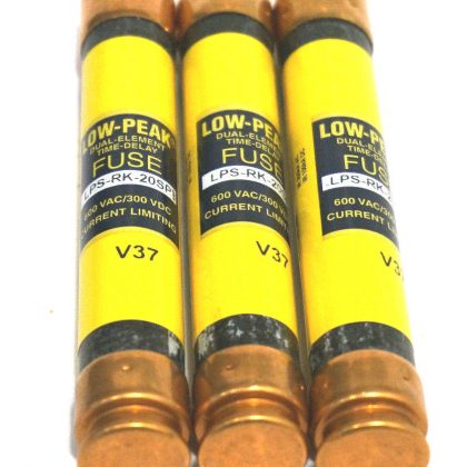 3 NEW BUSSMAN LPS-RK-20SP FUSES LPSRK20SP
