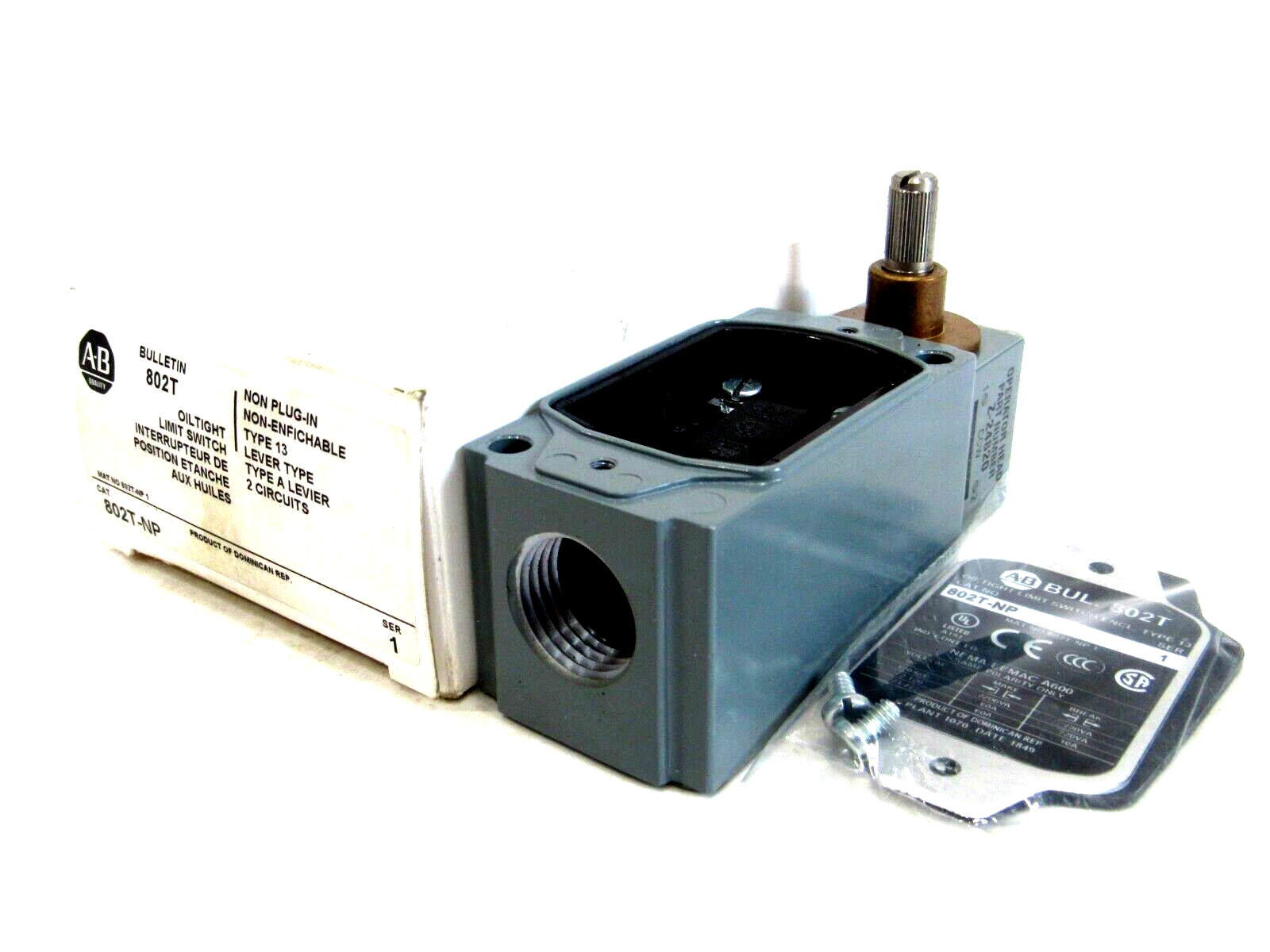ALLEN BRADLEY 802T-NP LIMIT SWITCH SER.1 802TNP NEW. SURPLUS - Image 4