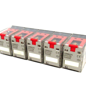 LOT OF 5 NEW OMRON MY4IN RELAYS