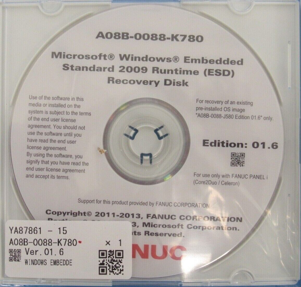 NEW FANUC A08B-9010-J555#ZZ12 CNC APPLICATION SOFTWARE WITH A08B-0088-K780 - Image 3