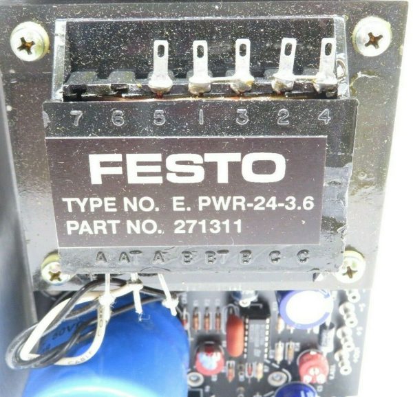 NEW FESTO HN24-3.6-A POWER SUPPLY 24VDC 3.6AMP 271311 HN2436A - Image 4