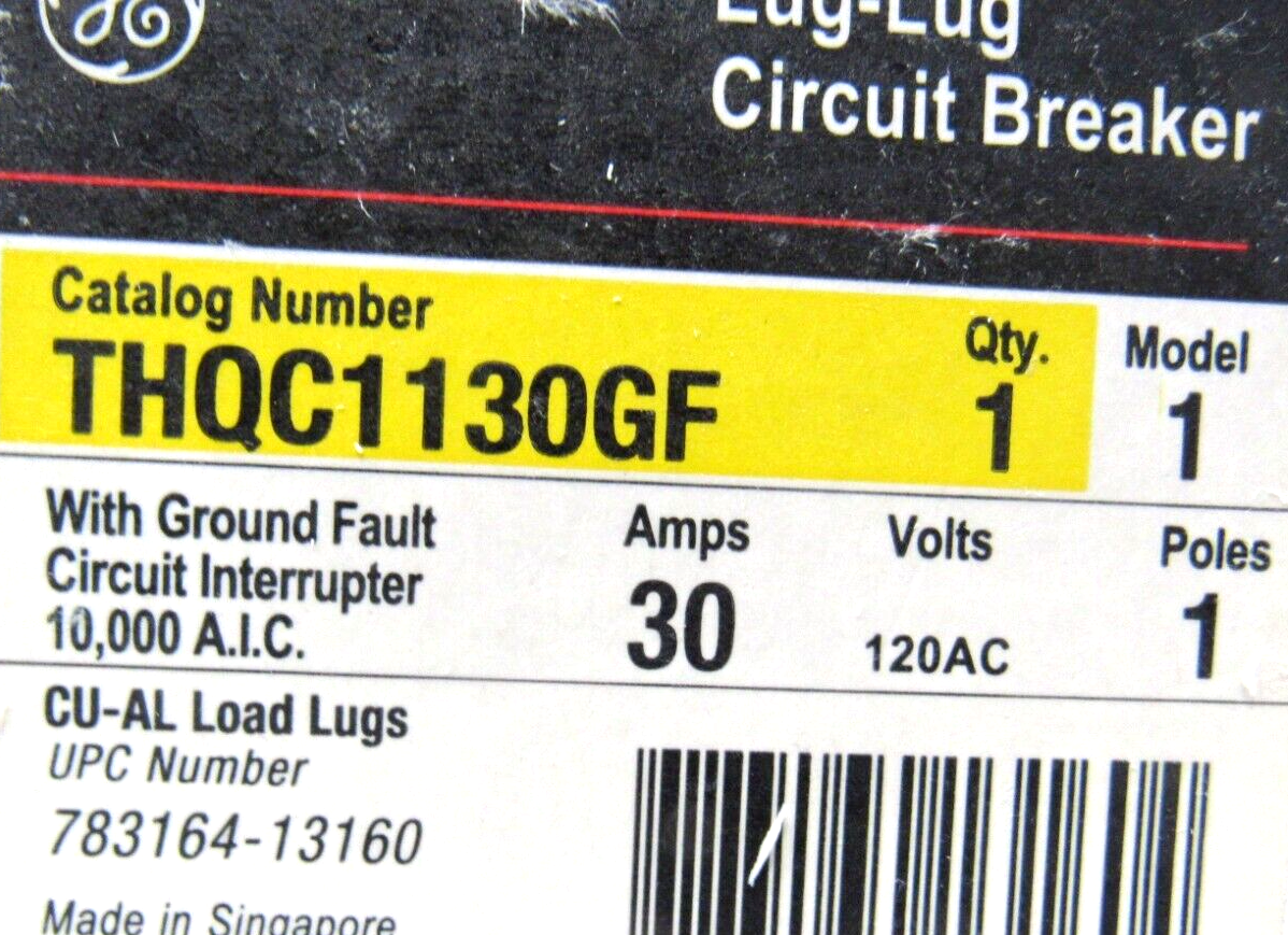 NEW GENERAL ELECTRIC THQC1130GF CIRCUIT BREAKER 30A - Image 4
