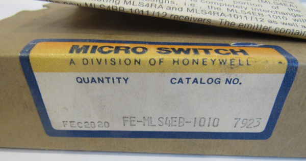 NEW HONEYWELL MICROSWITCH FE-MLS4EB-1010 SENSOR FEMLS4EB1010 - SB ...