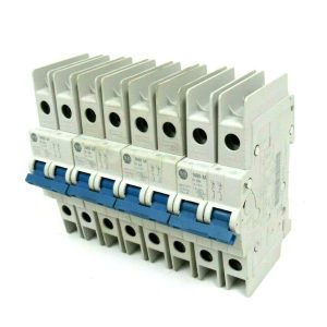 NEW LOT OF 4 ALLEN BRADLEY 1489-M2D020 CIRCUIT BREAKER 2A SER.D 1489M2D020