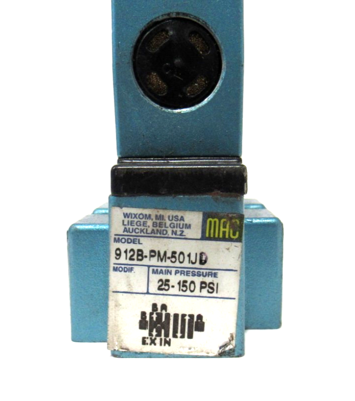 NEW MAC VALVES 912B-PM-501JD SOLENOID VALVE W/PME-501JD 912BPM501JD - Image 4