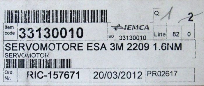 NEW MOTOR POWER ESA-3M-2209-B5/M71-Q SERVO MOTOR ESA3M2209B5M71Q 1010103500047 - Image 6