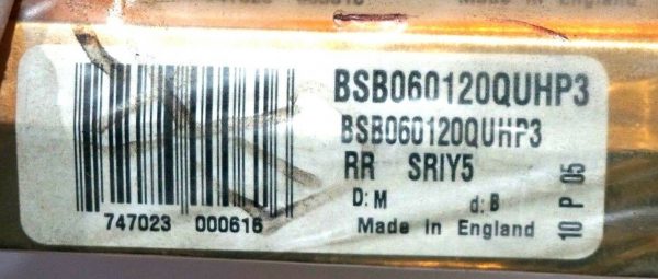 NEW QUAD SET RHP BEARINGS BSB060120QUHP3 SUPER PRECISION BEARINGS - Image 3