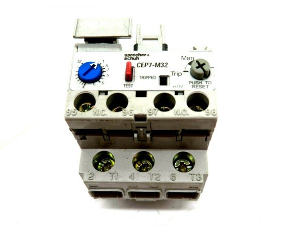 NEW SPRECHER & SCHUH CEP7-M32-1-10 OVERLOAD RELAY SERIES B CEP7M32110 - Image 5