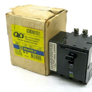 NEW SQUARE D QOB3601021 CIRCUIT BREAKER 60A 3 POLES