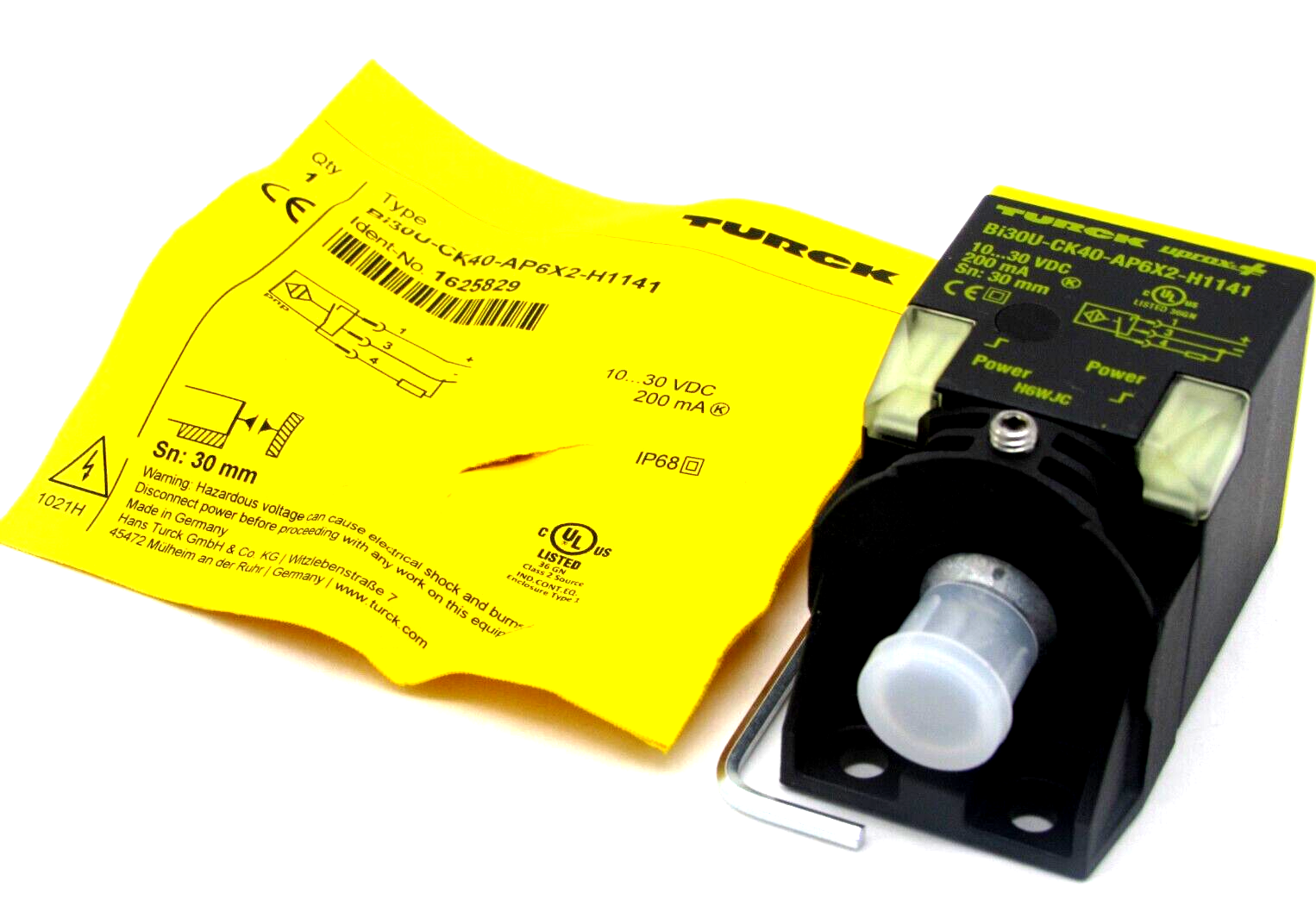 NEW TURCK 1625829 PROXIMITY SENSOR BI30U-CK40-AP6X2-H1141 - SB ...