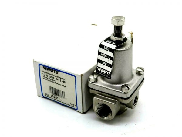 NEW WATTS 1/2 SS263AP-M1 COMPACT WATER PRESSURE REGULATOR 12SS263APM1