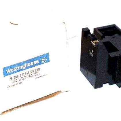NEW WESTINGHOUSE B/200 OPERATING COIL 120V, 60HZ, 2 AND 3 POLE