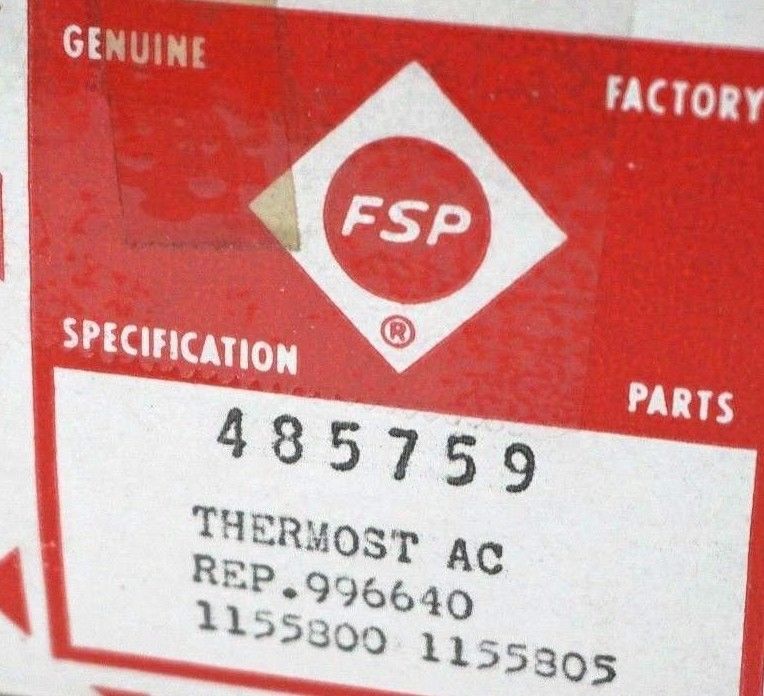 FACTORY SPECIFICATION PARTS 485756 THERMOSTAT FOR WHIRLPOOL AIR CONDITIONER - Image 3