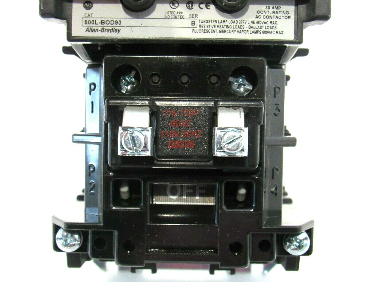 NEW ALLEN BRADLEY 500L-BOD93 CONTACTOR SER.B 500LBOD93 - Image 4