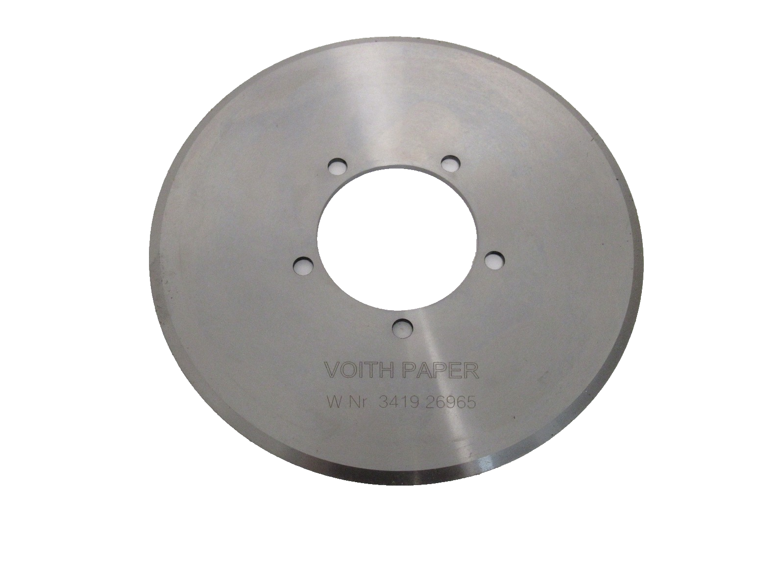 NEW BOX OF 10 VOITH PAPER 3419.26965 TOP SLITTER BLADE 200MM O.D. 152462 - Image 3