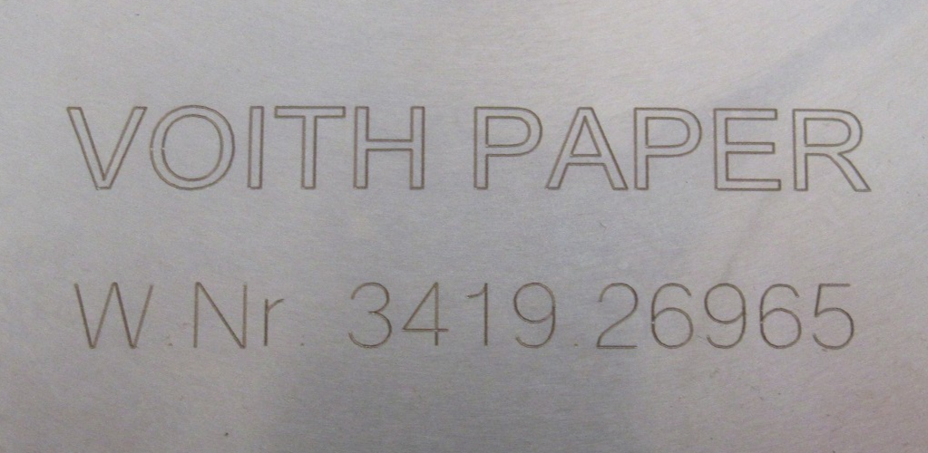 NEW BOX OF 10 VOITH PAPER 3419.26965 TOP SLITTER BLADE 200MM O.D. 152462 - Image 5