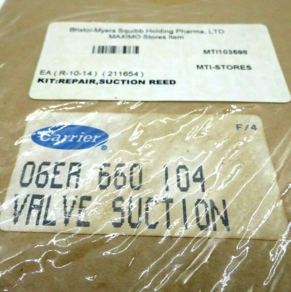 NEW CARRIER 06EA-660-104 SUCTION VALVE KIT 06EA660104 - Image 3