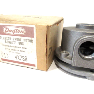 NEW DAYTON 4X788 MOTOR CONDUIT BOX