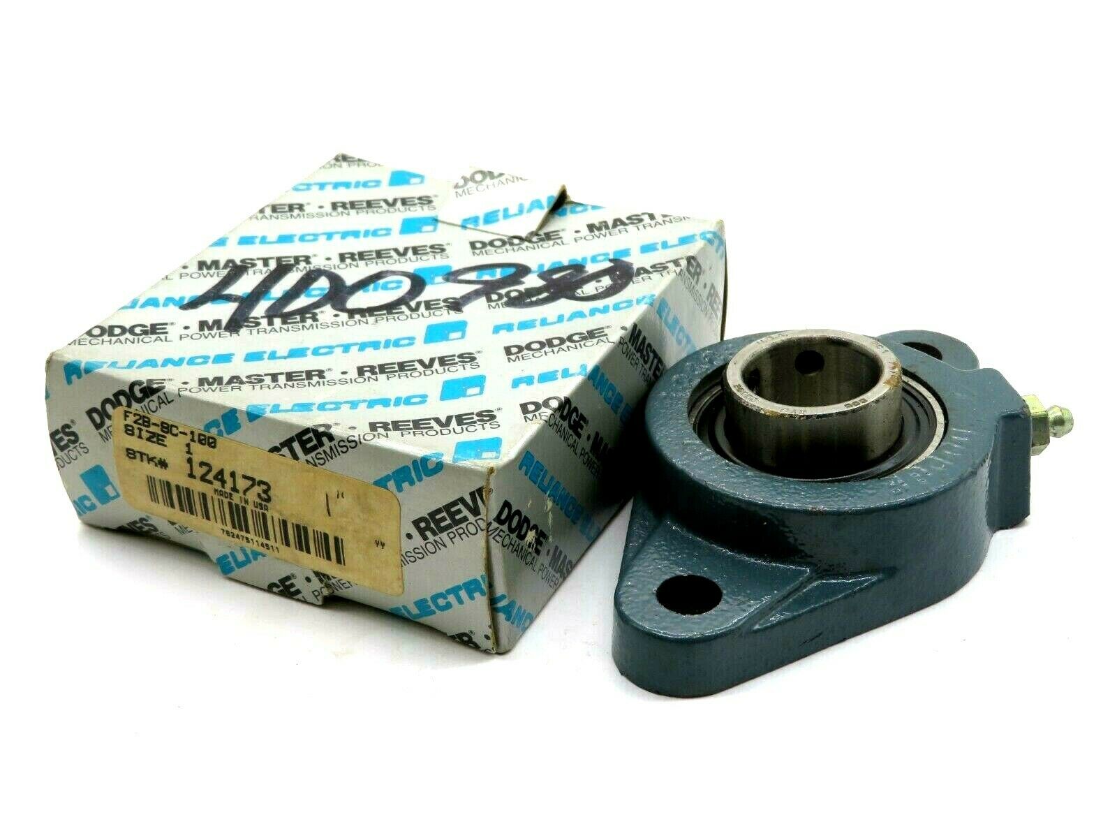 NEW DODGE F2B-8C-100 PILLOW BLOCK FLANGE 124173 F2B8C100 - SB