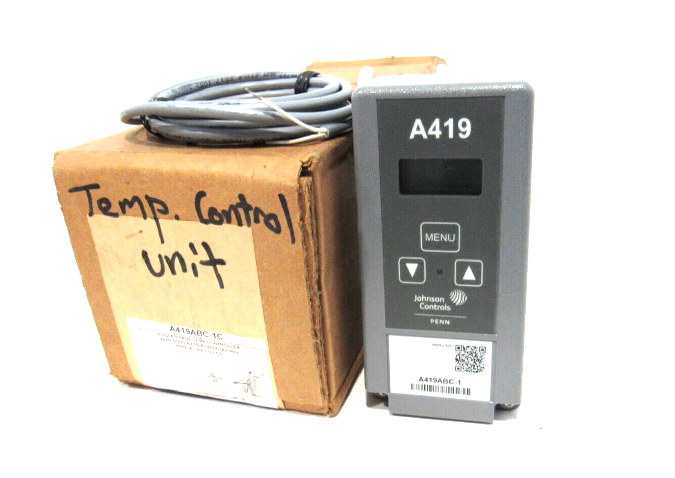 NEW JOHNSON CONTROLS A419ABC-1C TEMPERATURE CONTROL A419ABC1C