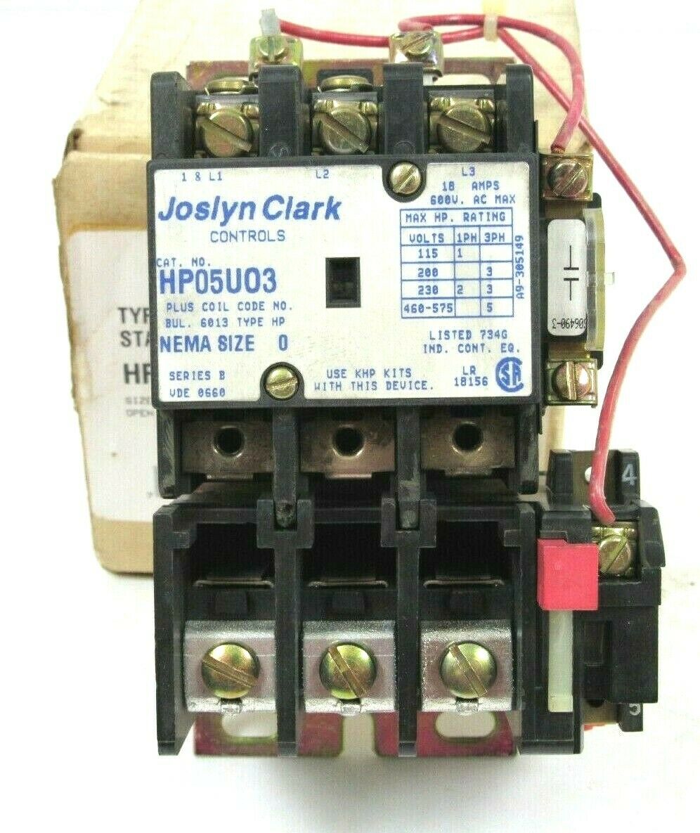 NEW JOSLYN CLARK HP05U03-76 HP 120V STARTER HP05U0376 - Image 3