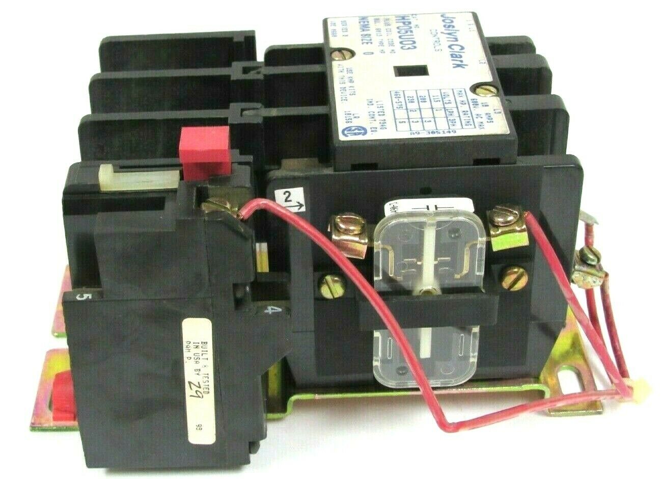 NEW JOSLYN CLARK HP05U03-76 HP 120V STARTER HP05U0376 - Image 4