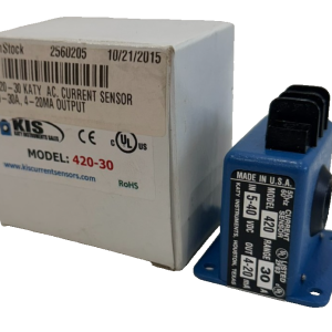 NEW KATY INSTRUMENTS 420-30 CURRENT SENSOR 0-30A,4-20MA OUTPUT 42030