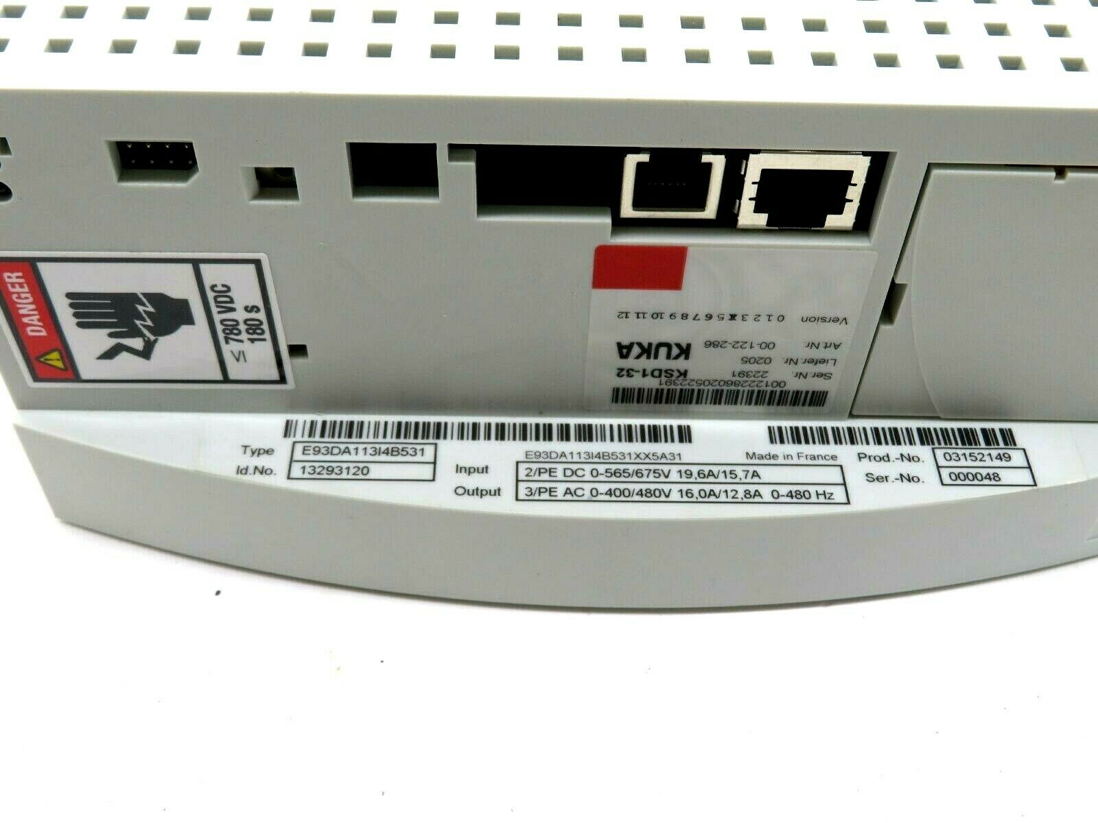 NEW KUKA KSD1-32 SERVO DRIVE CONTROLLER 00-122-286 KSD132 - Image 3