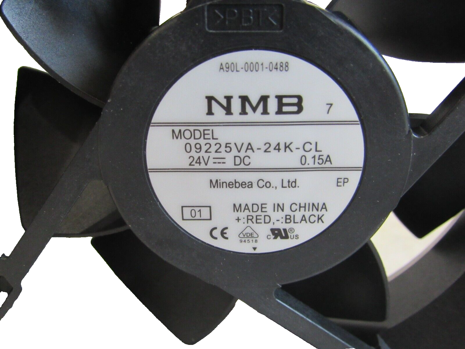 NEW LOT OF 2 NMB A90L-0001-0488 FAN 09225VA-24K-CL A90L00010488 - Image 3