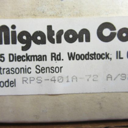 NEW MIGATRON RSP-401A-72 PROXIMITY SENSOR RSP401A72