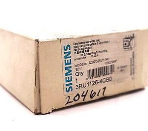 NEW SIEMENS 3RU1126-4CB0 OVERLOAD RELAY 3RU11264CB0