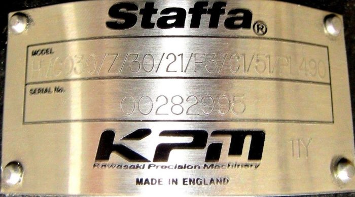 NEW STAFFA HMC030/Z/30/21/F3/C1/51/PL490 RADIAL PUMP HMC030Z3021F3C151PL490 - Image 5