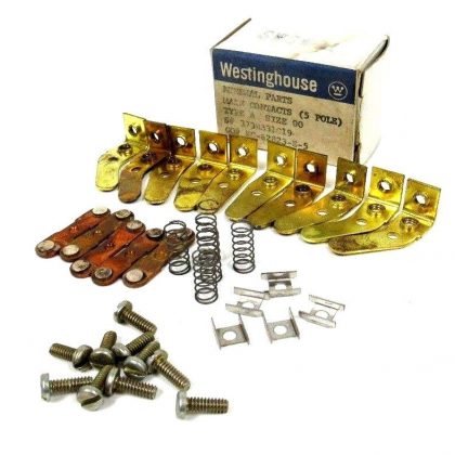 NEW WESTINGHOUSE 373B331G19 CONTACT KIT 5 POLE TYPE A SIZE 00