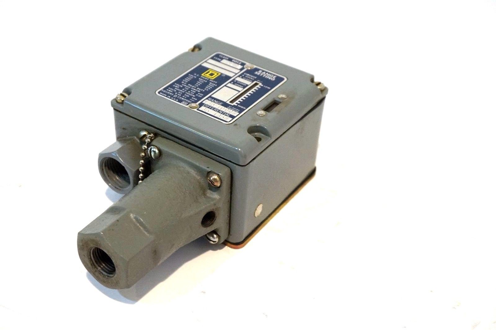 USED SQUARE D 9012-ADW3 PRESSURE SWITCH 9012ADW3