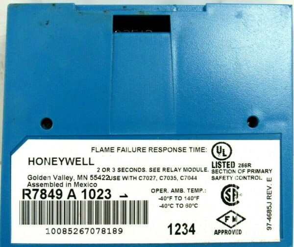 USED HONEYWELL RM7895-A-1014 FLAME CONTROL R78949-A-1023 - Image 8